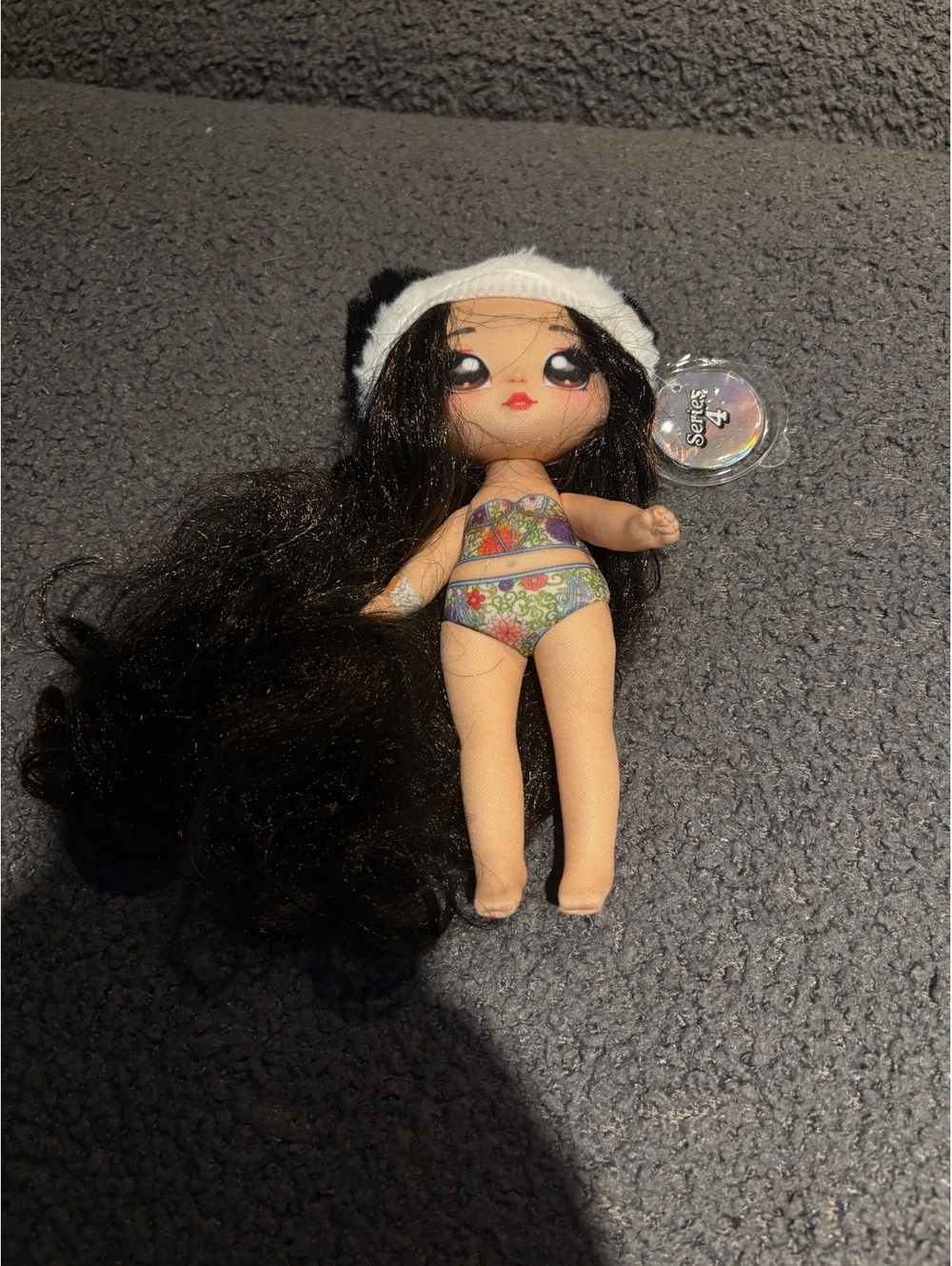 Na! Na! Na! Surprise Doll with Long Hair and Panda Hat